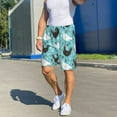 thumbnail image 6 of Balery Lovely Roosters Men's Cotton Knit Pajama Shorts Waistband & Pockets,Short Pajama Pants-XX-Large, 6 of 8