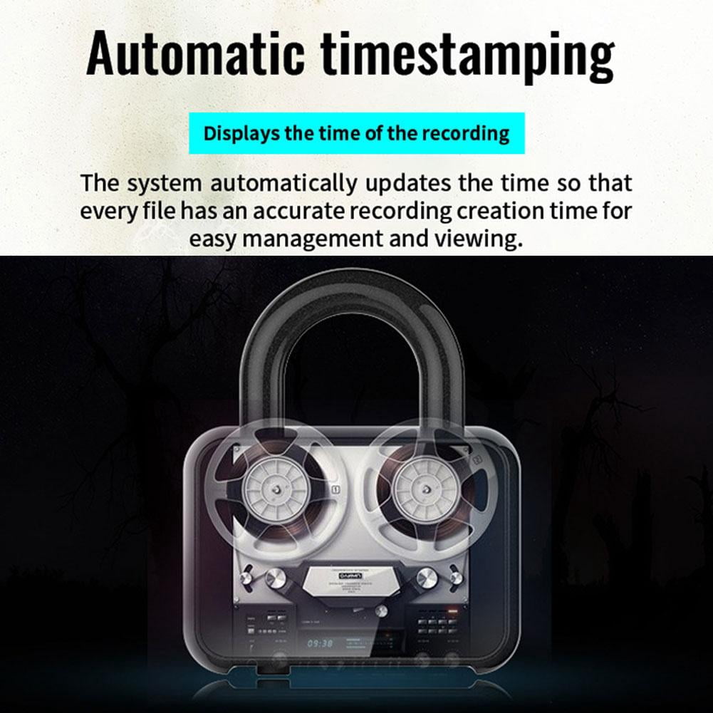 Mini Voice Recorder with Noise Reduction, Portable Audio Recorder for Meetings and Notes