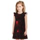 thumbnail image 1 of Balery Red Spider On The Web Camisón de princesa para niñas, pijama de algodón con mangas abullonadas, suave y bonito.-Small, 1 of 6