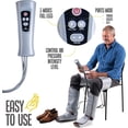 thumbnail image 5 of Air Compression Foot and Leg Massager Circulation & Relaxation - 4 Intensities with 6 Modes to Reliefs Pain - MedicalKingUsa, 5 of 8