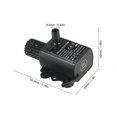 thumbnail image 3 of Waterproof 12V 400L/H Mini Brushless Water Pump For Circulating 10W QR50D Camper Caravan Motorhome Boat Garden RV, 3 of 4