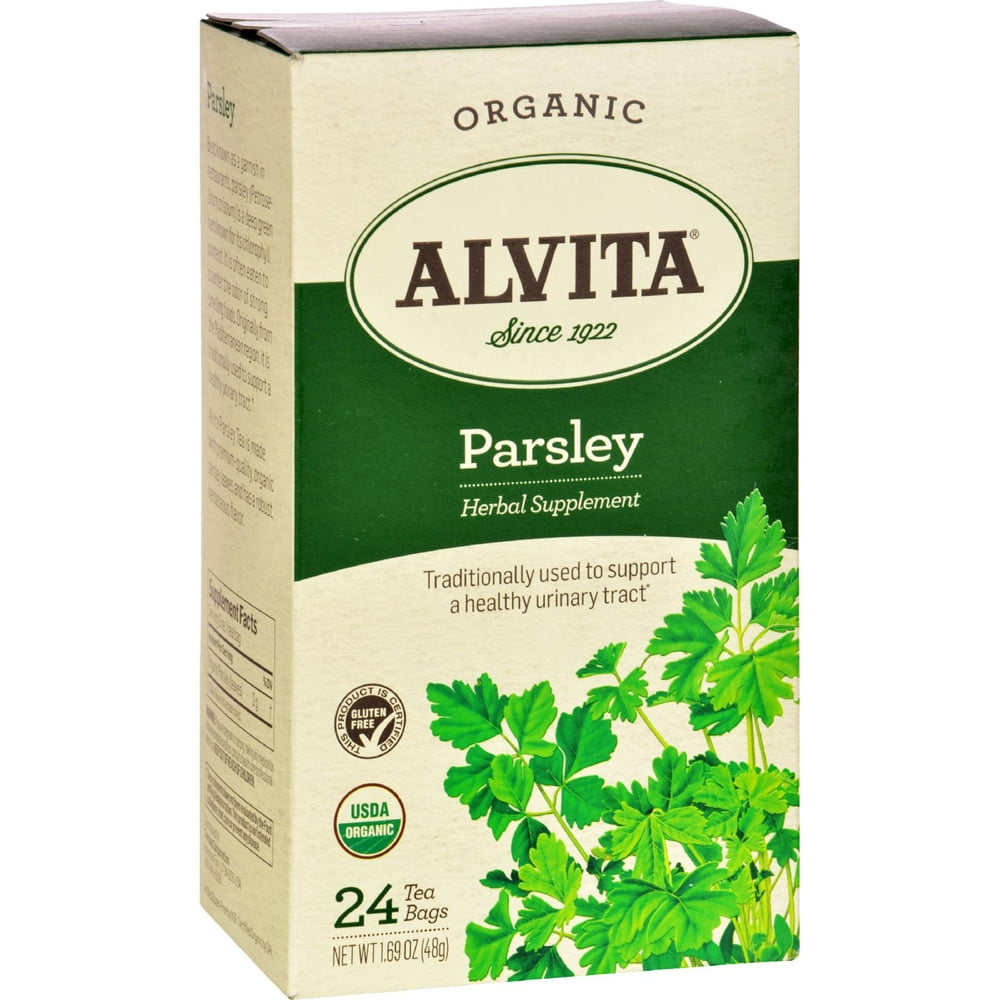 Alvita Parsley Tea Organic 24 Bags