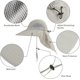 thumbnail image 2 of Outdoor Sun Hat for Men with 50+ UPF Protection Safari Cap Wide Brim Fishing Hat with Neck Flap, for Dad…, 2 of 5
