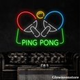 thumbnail image 3 of Glowneon Ping Pong Neon Sign, Table Tennis Led Sign, Ping Pong Led Light,Ping Pong Club Decor, 3 of 5