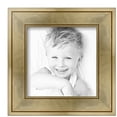 thumbnail image 2 of ArtToFrames 9" x 9" Precious Metals Pale Gold Picture Frame, 9x9 inch Gold Wood Poster Frame (WOM-5222),  Pack, 2 of 7