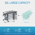 thumbnail image 4 of Alpicool CF35 Portable Car Refrigerator,12 Volt Fridge Freezer, 32 Quart (30.6 Liter) Fast Cooling 12V Car Fridge -4℉~68℉, Car Cooler, 12/24V DC and 100-240V AC for Outdoor, Camping, RV, Truck, 4 of 9