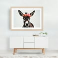 thumbnail image 6 of Floral baby donke - Photography Animal Humor Floral Wildlife Farmhouse Portrait Rustic Unframed Wall Art Print 24 x 36 inches, 6 of 7