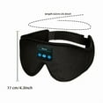 thumbnail image 3 of 3D Sleep Mask with Bluetooth Headphones,Sleep Headphones Breathable Sleeping Headphones for Side Sleepers Best Gift and Travel,Pink, 3 of 7