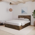 thumbnail image 1 of Nexera Nocce Storage Bed with Headboard, Truffle, 1 of 5