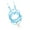 Blue 4pcs, variant on Festive Halloween Jewelry Colorful Beaded Pumpkin Specters Decors Multilayer Strands Stretchable Party Accessory For Teens