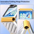 thumbnail image 2 of KOMI Designed for Galaxy Z Flip 5 Case with Hinge Protection,Samsung Flip 5 Heavy Duty Shockproof Full Body Protective Phone Case Cover for Z Flip 5 5G(2023)-Silver, 2 of 5