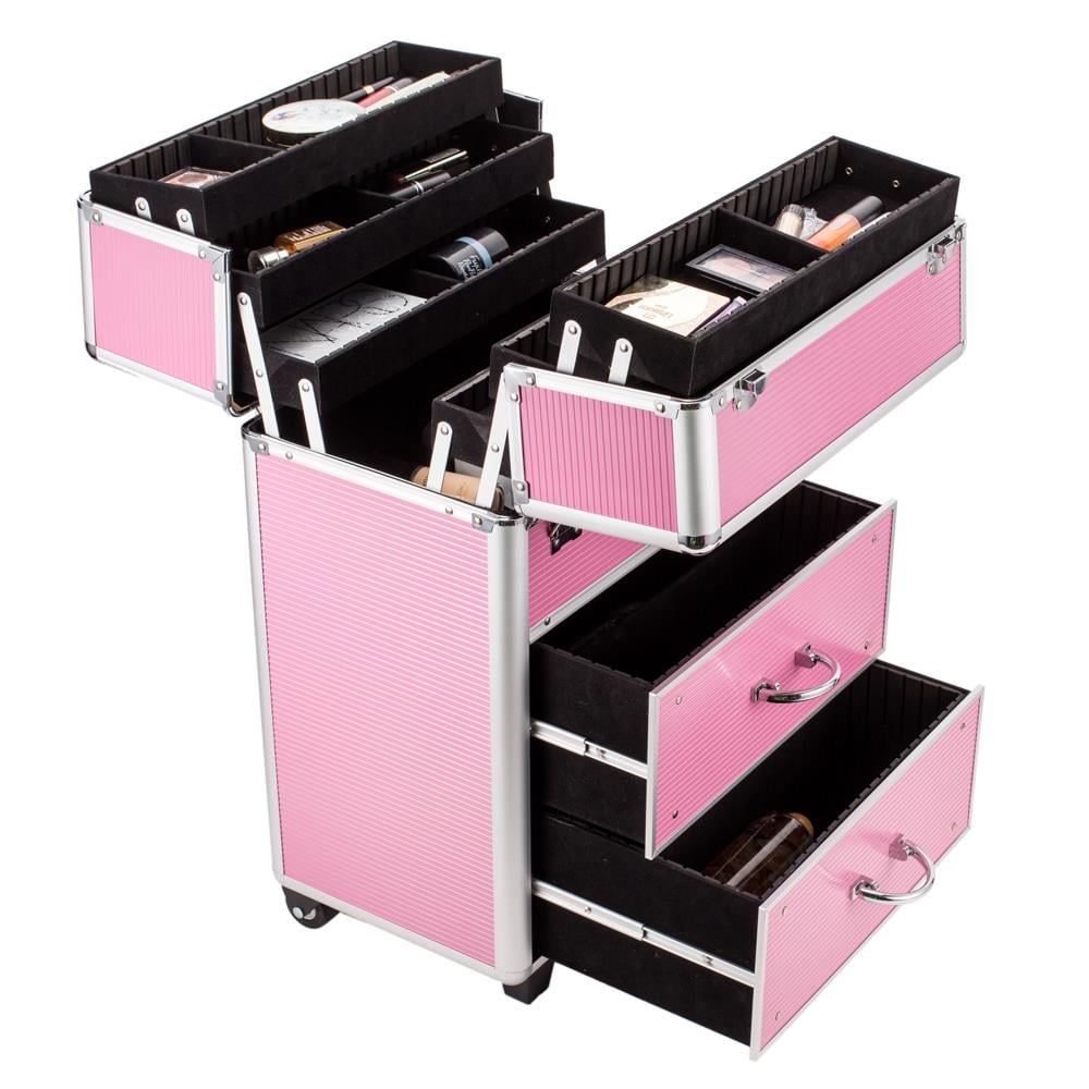 SalonMore Pro Rolling Aluminum Makeup 