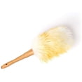 thumbnail image 1 of Plumero pequeño, plumero de lana suave, mango de madera, plumero de microfibra, plumero antiestático, adecuado para el hogar y el automóvil, 1 of 5