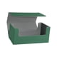 thumbnail image 4 of Estuche para mazos de cartas, cajas para tarjetas deportivas, colección, con tapa, caja de almacenamiento para recolección de tarjetas, organizador de Verde, 4 of 9
