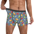 thumbnail image 2 of Kdxio Men's Boxer Briefs with Fruit Ice Cream Print - Comfortable and Breathable Underwear for Everyday Wear, 2 of 7