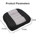 thumbnail image 7 of Car Booster Seat Cushion Raise The Height for Short People Driving Hip (Tailbone) and Lower Cack Fatigue Relief Suitable for Trucks, Cars, SUVs, Office Chairs, Wheelchairs (Pure Black), 7 of 7