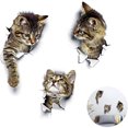 thumbnail image 2 of Pegatinas de pared, pegatinas de pared 3D, pegatinas de pared de gatos, pegatinas de baño combinadas, pegatinas impermeables para refrigerador, pegatinas para puerta, decoración de pared de cocina, 2 of 4