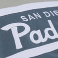 thumbnail image 3 of Men's Mitchell & Ness  Gray San Diego Padres Cooperstown Collection Thunderstorm Head Coach Hoodie, 3 of 4