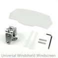 thumbnail image 6 of Universal Adjustable Windshield Extension Deflector For Honda Yamaha Clear, 6 of 9