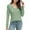 Green, variant on EDFBUYKRS Women Fall Tops Long Sleeve Tunic Tops Casual Crew Neck Blouses Color Block Loose Fit T Shirts for Ladies Clothes L