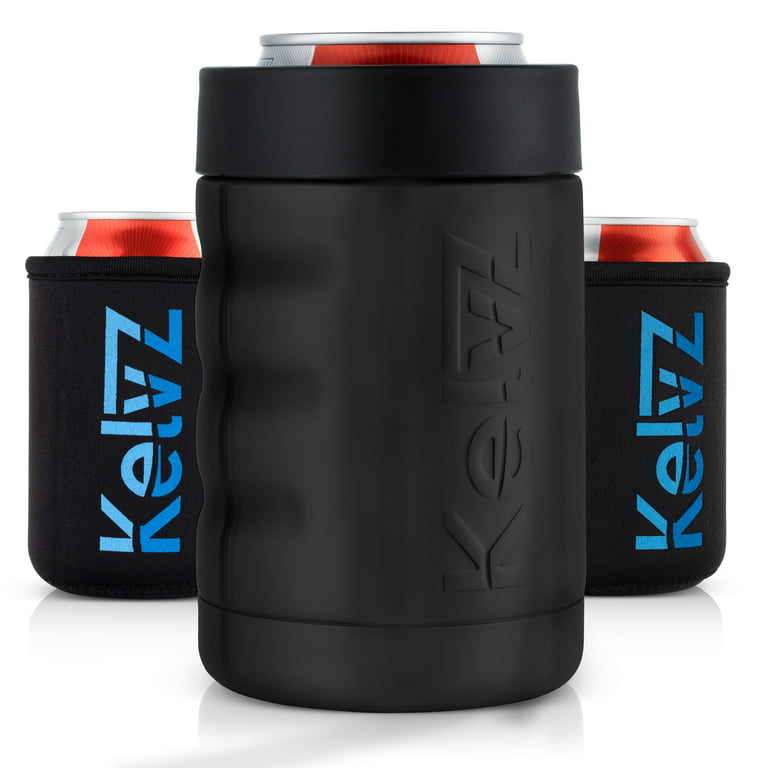 KelvZ Insulated Stainless Can Cooler Beer Holder - Fits All