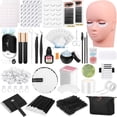thumbnail image 1 of Kit de extensiones de pestañas Qinzave para principiantes con maniquí, 1 of 7