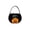 B003- Style C, variant on Halloween Candy Bags, Trick Or Treat Basket, Plastic Basket with Handle, Orange Jack O Lantern, Halloween Witch Decor, Halloween Goodies for Student, Treat Holding, Holiday Party