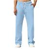 thumbnail image 5 of StSilkitty Mens Sweatpants Lightweight Elastic Waist Drawstring Sweat Pants Straight Leg Running Athletic Trousers with Pockets, 5 of 5