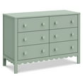thumbnail image 6 of daVinci Sammy Scallop 6-Drawer Dresser in Light Sage, 6 of 7