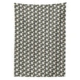 thumbnail image 3 of Ambesonne Retro Tablecloth Rectangular Table Cover, Big Little Abstract Stars, 52"x70", Multicolor, 3 of 4