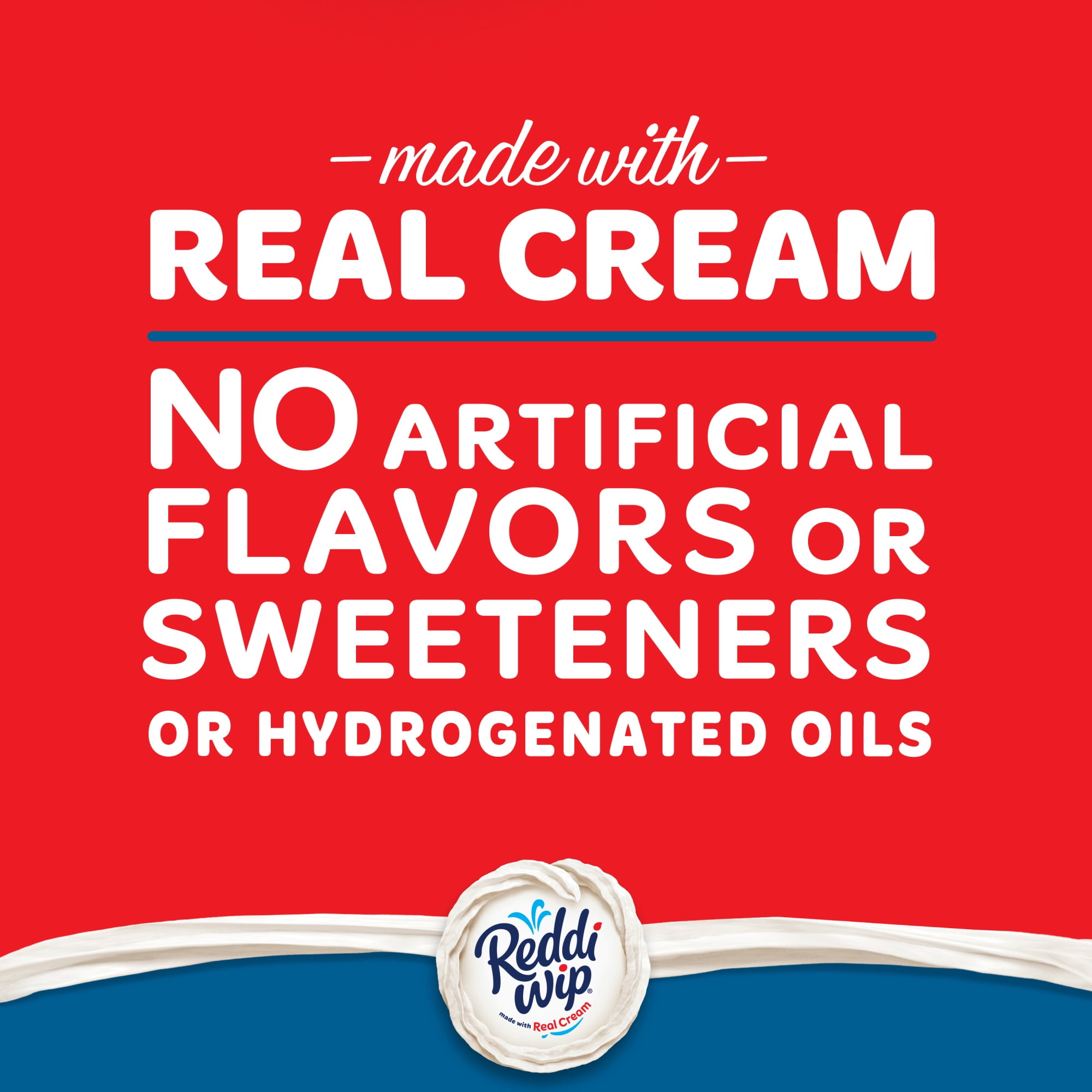 Reddi-wip Original Whipped Topping Made with Real Cream, 13 oz