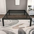 thumbnail image 1 of 13.5 Inch Twin Size Bed Frame, Metal Platform Single Bed Frame Steel Slat Support with Under Bed Storage, No Box Spring Needed, Noise Free - Easy Assembly, 1 of 8