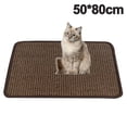 thumbnail image 1 of Alfombrilla para rascar gatos, almohadilla para rascar de sisal natural, alfombra antideslizante para rascar gatos, alfombra para dormir para garras de gato y protección de muebles, estilo 2, 1 of 5