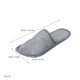 thumbnail image 5 of NUOLUX 10Pares Zapatillas Desechables Para Hotel En Y Lino Color Gris, 5 of 6