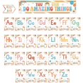thumbnail image 1 of Set de tablones de anuncios gistim Groovy Alphabet Affirmations, 1 of 7