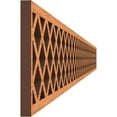 thumbnail image 3 of Ekena Millwork 46 3/8"W x 4"H x 3/8"T Manchester Fretwork Moulding, Cherry, 3 of 13