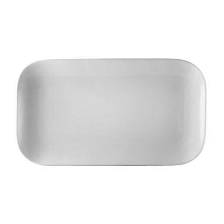 

Oxford Coupe Rectangle Platter 8-3/8 W X 5-1/2 L X 5/8 H Porcelain Bone White 24 packs