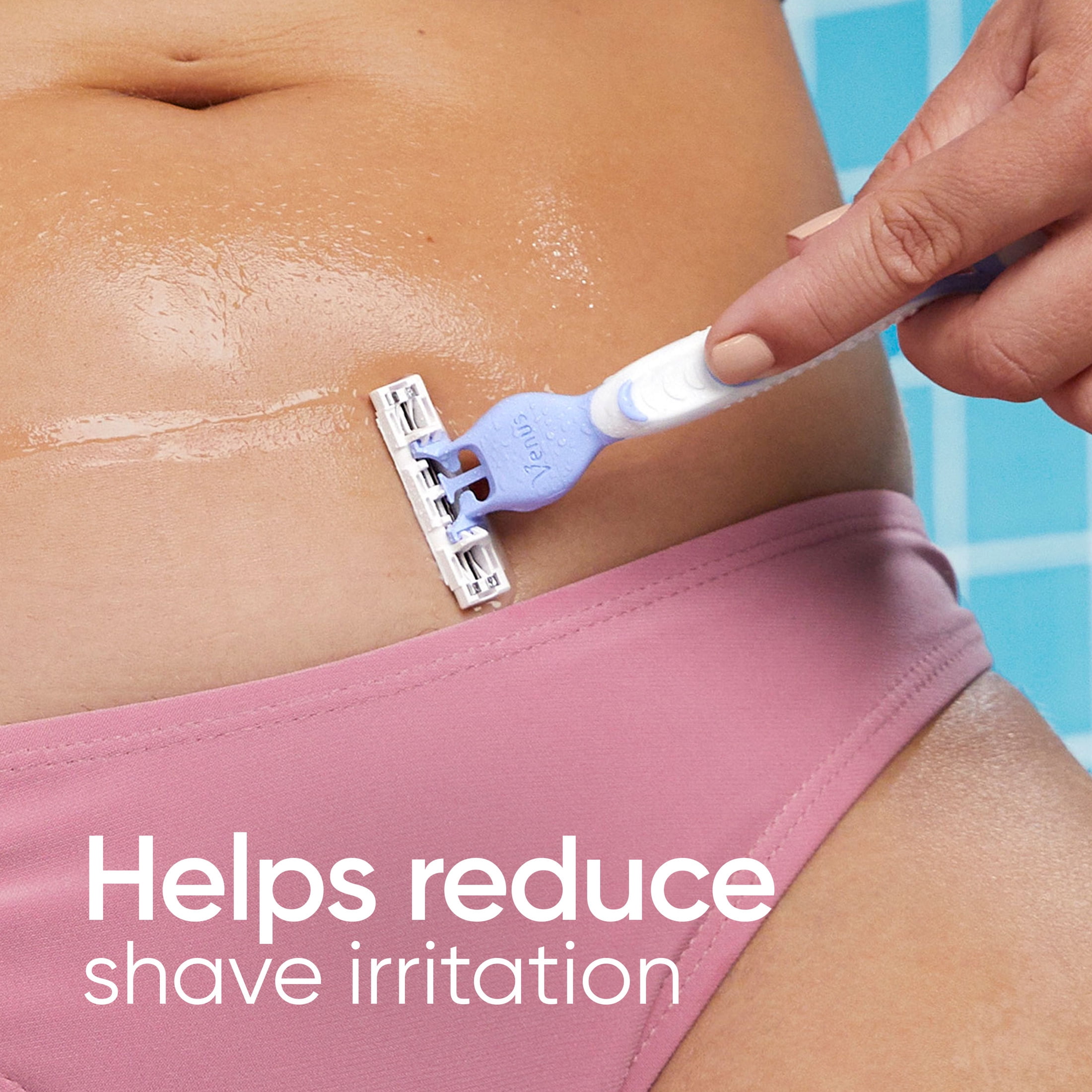 Gillette Venus Women's Disposable Razors for Pubic Hair, 6ct
