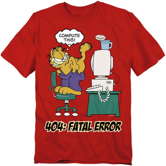 Garfield T-Shirt Compute This Unisex Graphic Tee For Men & Women