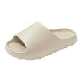 thumbnail image 3 of IUJSOY Cloud Slides for Women Pillow Slippers Chunky Slip on Shoes Quick Drying Bathroom Sandals, 3 of 8