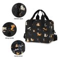 thumbnail image 3 of FORMRS Reusable Lunch Bag for Work School Leakproof Insulated Cooler with Adjustable Shoulder Strap, Pixel Cat, 3 of 6