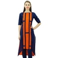 thumbnail image 1 of Phagun Tunique Indienne en Coton pour Femmes Ourlet Asymétrique Kurti Décontracté Kurta, 1 of 2