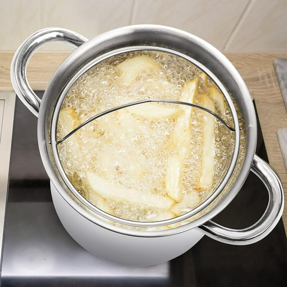 4 Quart Stainless Steel Steamer Cooker with Removable Basket for Asparagus, Pasta, Eggs & Shrimp