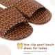 thumbnail image 3 of 1 par de pantuflas de ratán para el hogar, zapatos casuales de verano, pantuflas de bambú para uso diario, zapatos para el hogar, 3 of 8