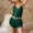 Green, variant on Satin And Lace Trimmed Strap Dress And Shorts Set For Women Sleep Set Warm Pajamas Women Pajama Grams Pajamas Bridal Pajamas Pajamas Women Pajama Pants Petite Top Pajama Set for Women