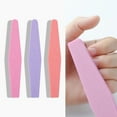 thumbnail image 1 of HEALEEP 3pcs Nail Buffers for False Nails in Purple and Orange Manicure Tool Kit, 1 of 8