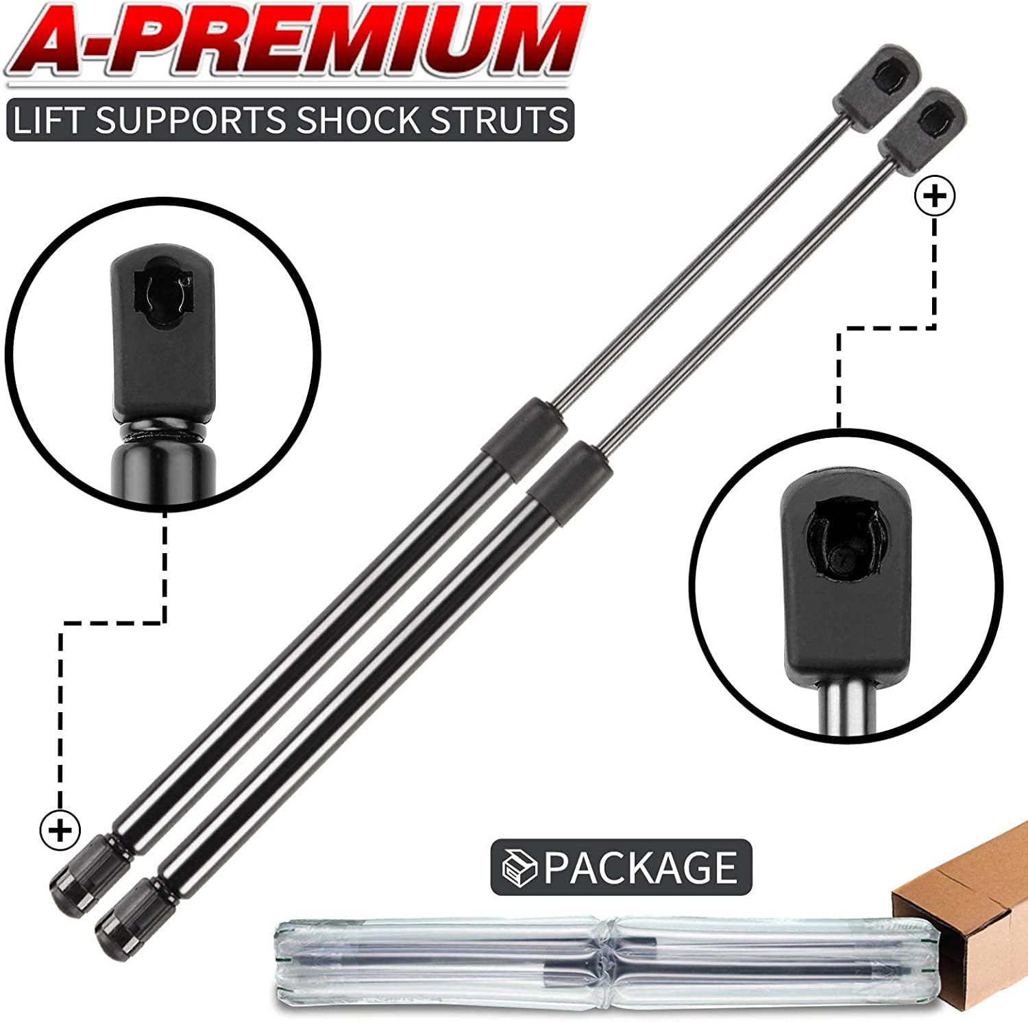 Other Car & Truck Parts 2 REAR DECK LID TONNEAU COVER LIFT SUPPORTS