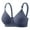 Blue, variant on Womens Bra Push Up Lace Bralette Wireless Comfortable Sleep Bra Adjustable Straps for Daily Wear 38-46B/C/D Black White Beige 2 Pack