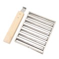 thumbnail image 3 of Sausage Roller Rack, Stainless Steel Roller BBQ Grillers Even Cooking  For Home, 3 of 8