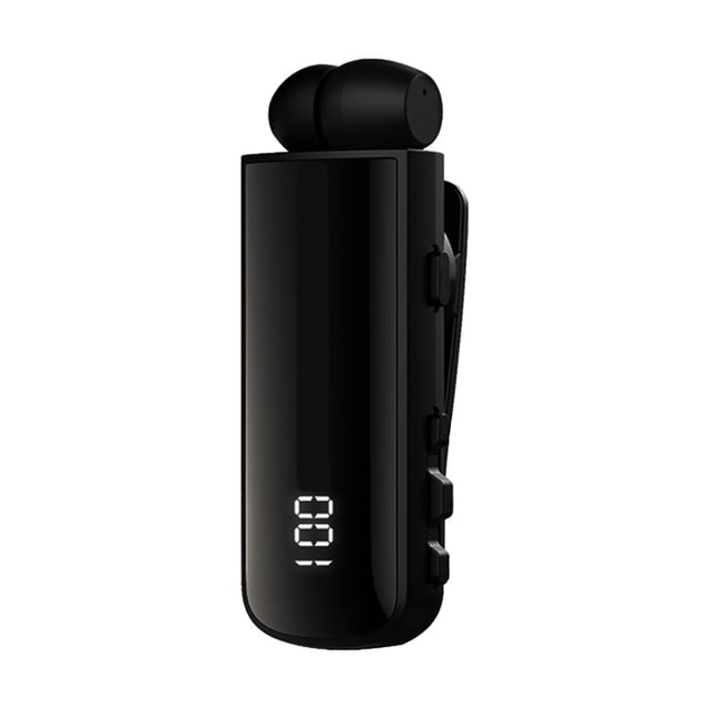 Auriculares retráctiles Clip en auriculares inalámbricos Reducción de ruido Auriculares recargables Auriculares Clip Auriculares inalámbricos para Sunnimix Auricular retráctil